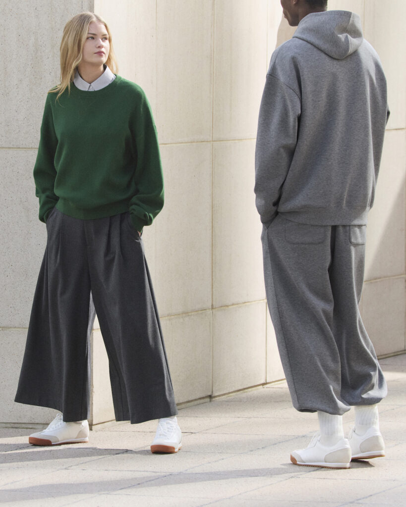 UNIQLO : C 2025 年 秋冬コレクション　男女キービジュアル