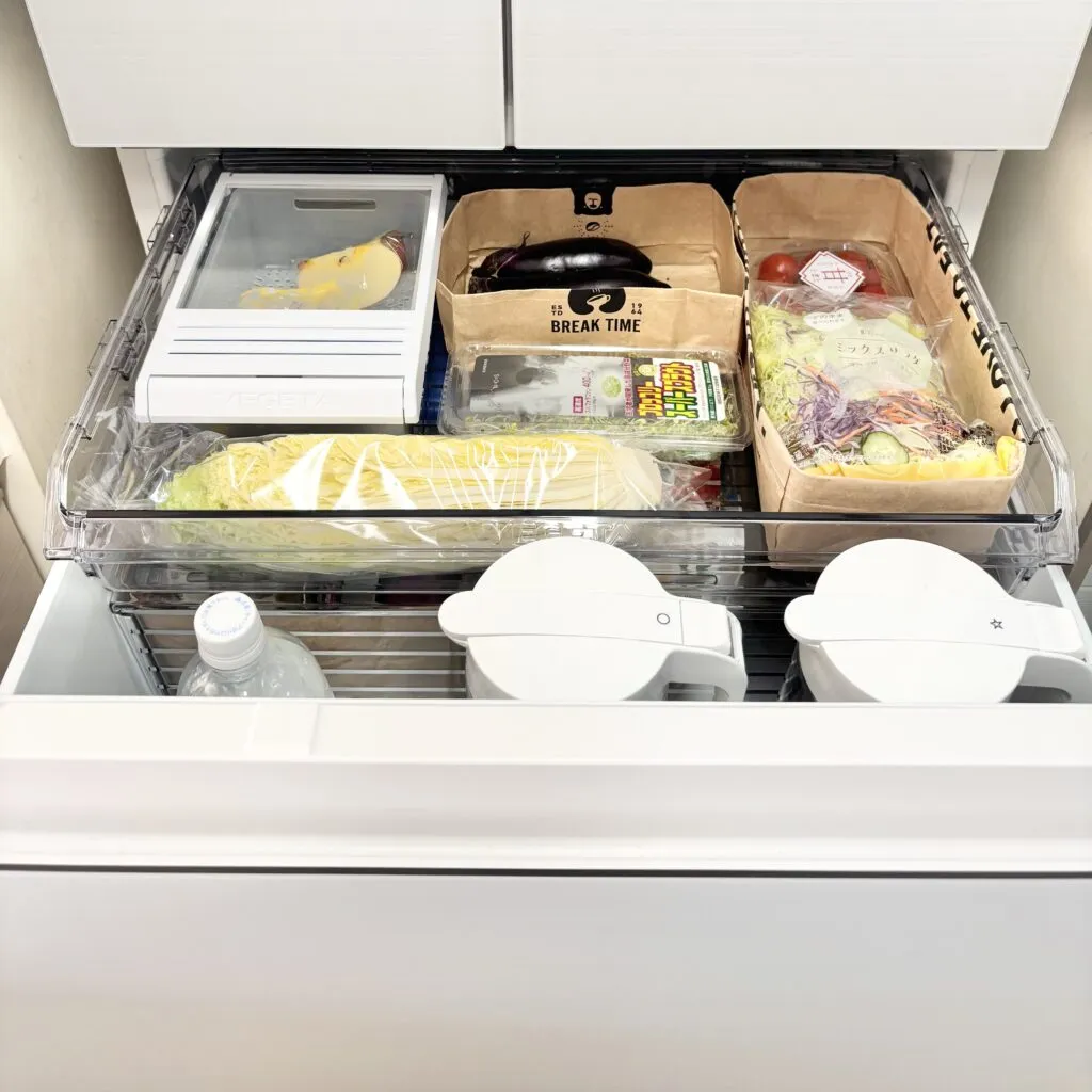 セリア「食品用 ガゼットバッグ（Lサイズ・LLサイズ）」使用例