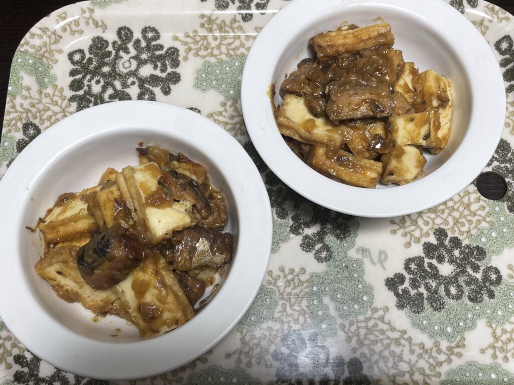 本多理恵子さんのレシピ「サバみそ麻婆豆腐」を40代主婦が作ってみた写真。