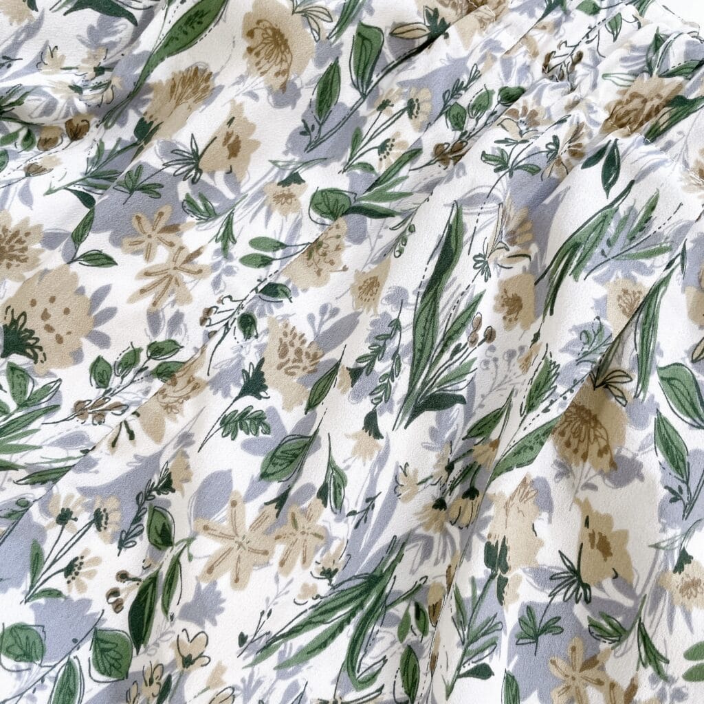 アーバンリサーチドアーズ　花柄パンツ　リンクコーデ