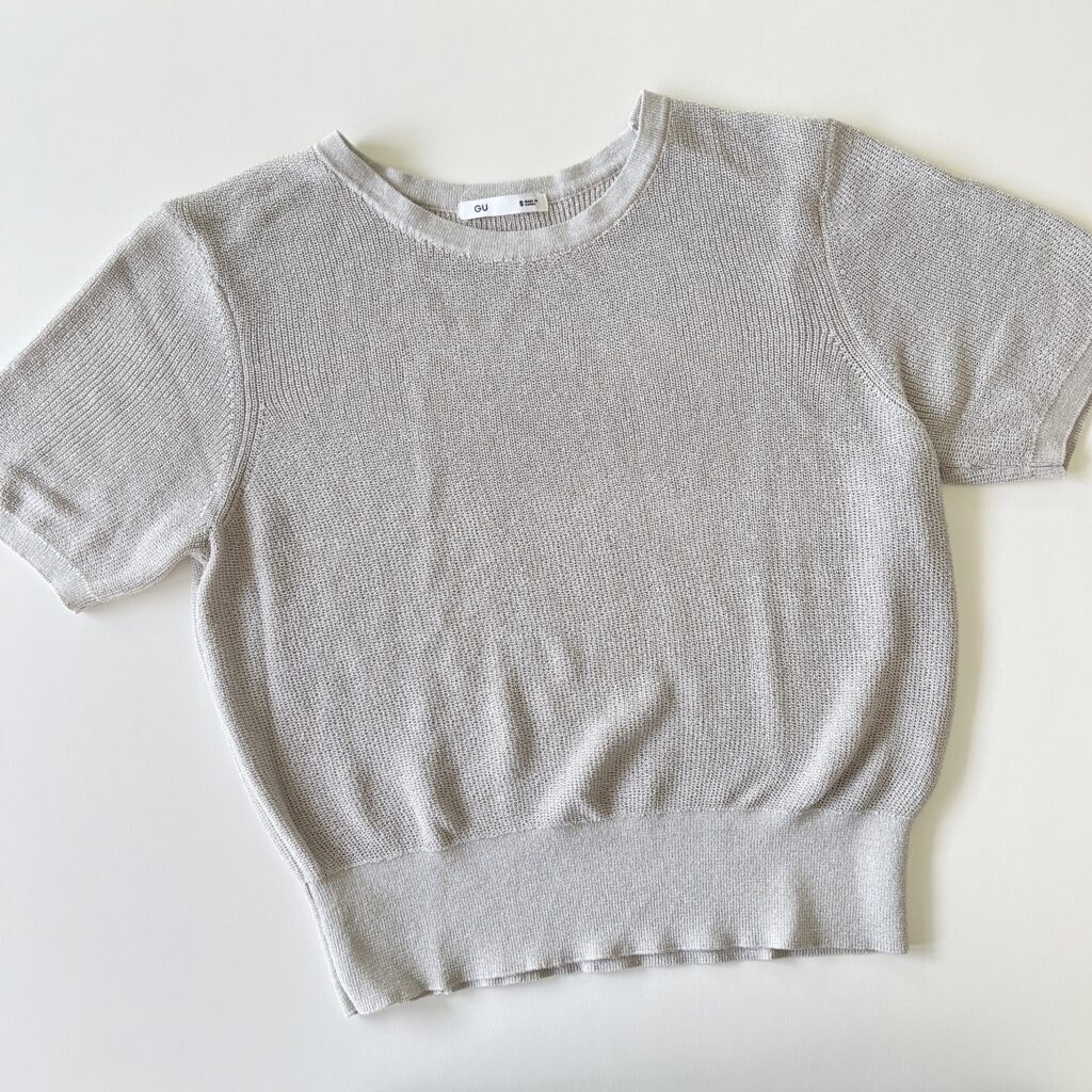 GU ラメニット　シルバー