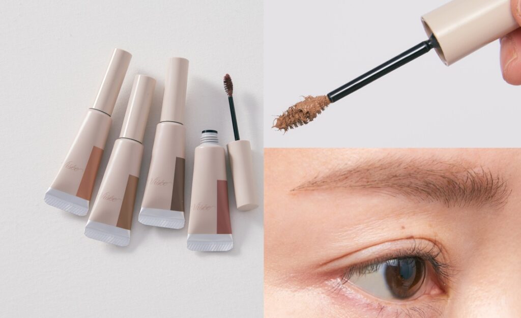 1100！【ヴィセ】“綿毛アイブロウ”「フラッフデザイン アイブロウカラー」でふんわり軽い抜け感眉！ひと塗りでカラーリングしたような高発色