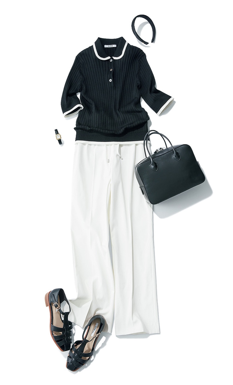 パンツ￥11000／プラステのコーデ