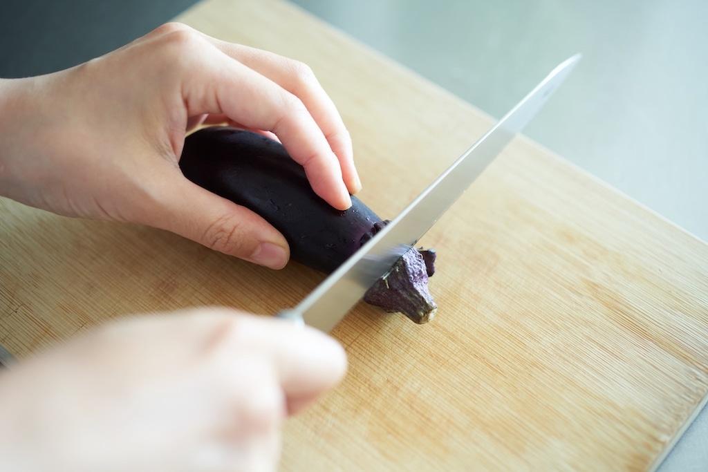 榎本美沙さん　丸ごと焼きなす
