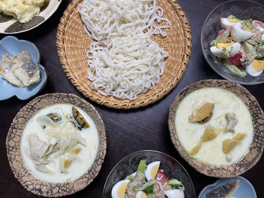 しらいのりこさんのレシピ「かぼちゃカレーつけ汁」を40代主婦が作ってみた写真【その1】