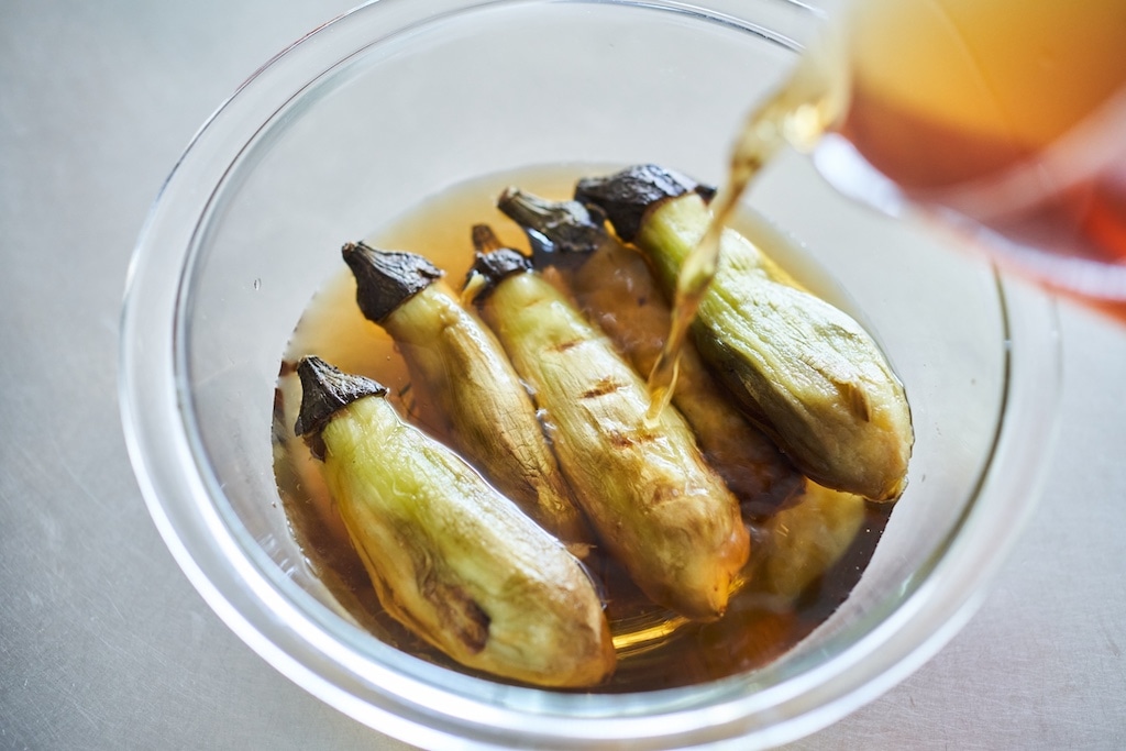 榎本美沙さん　丸ごと焼きなす