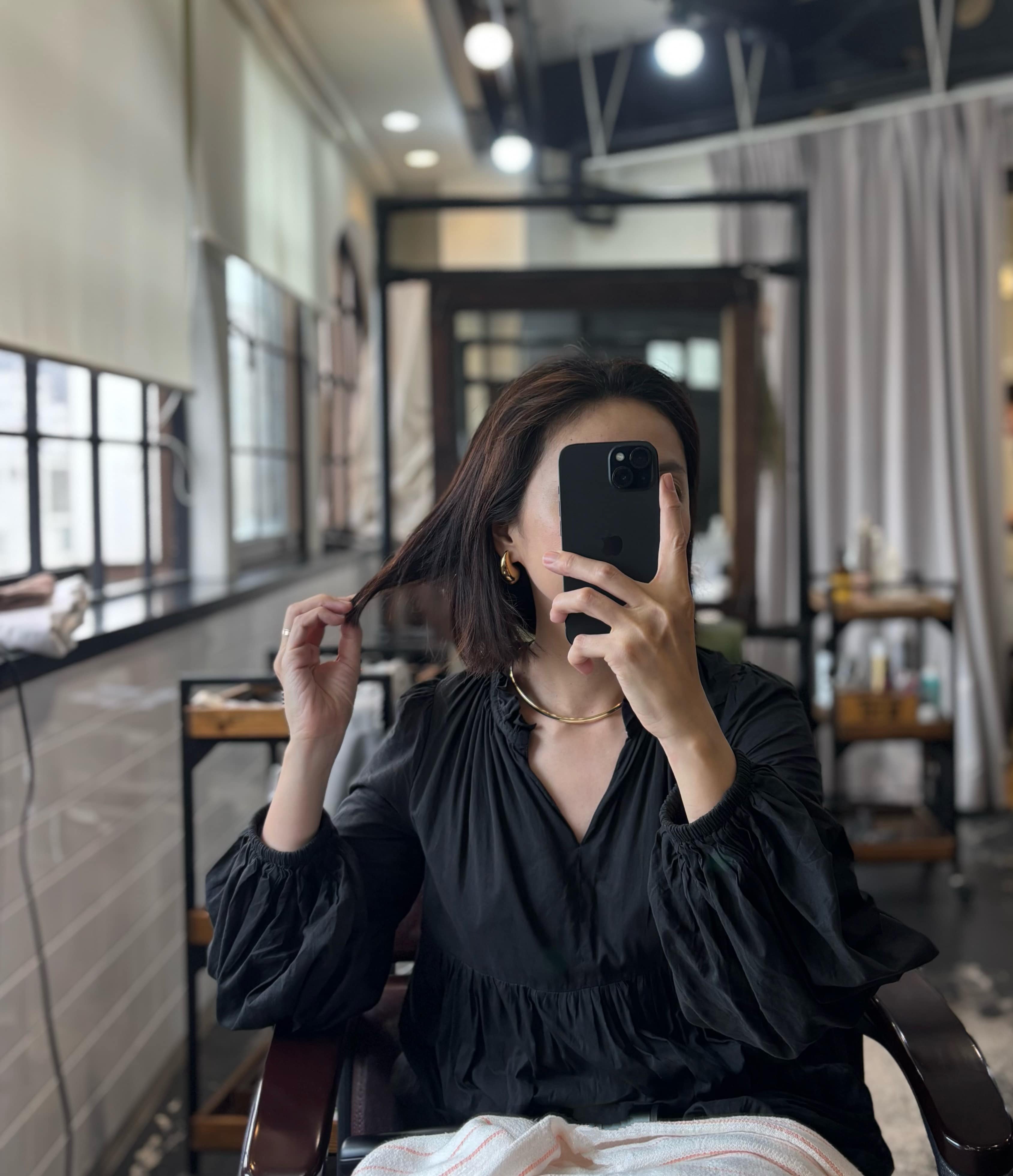 40代ヘアスタイル ビフォー