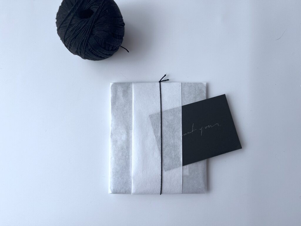 写真　プチギフトとラッピング