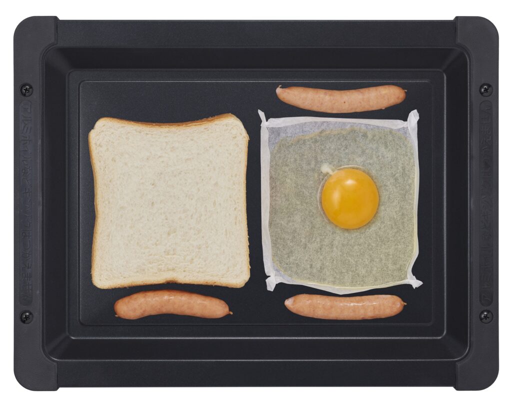 日立「2in1トースターレンジ」MRT-F100でトーストと朝食を調理ビフォア