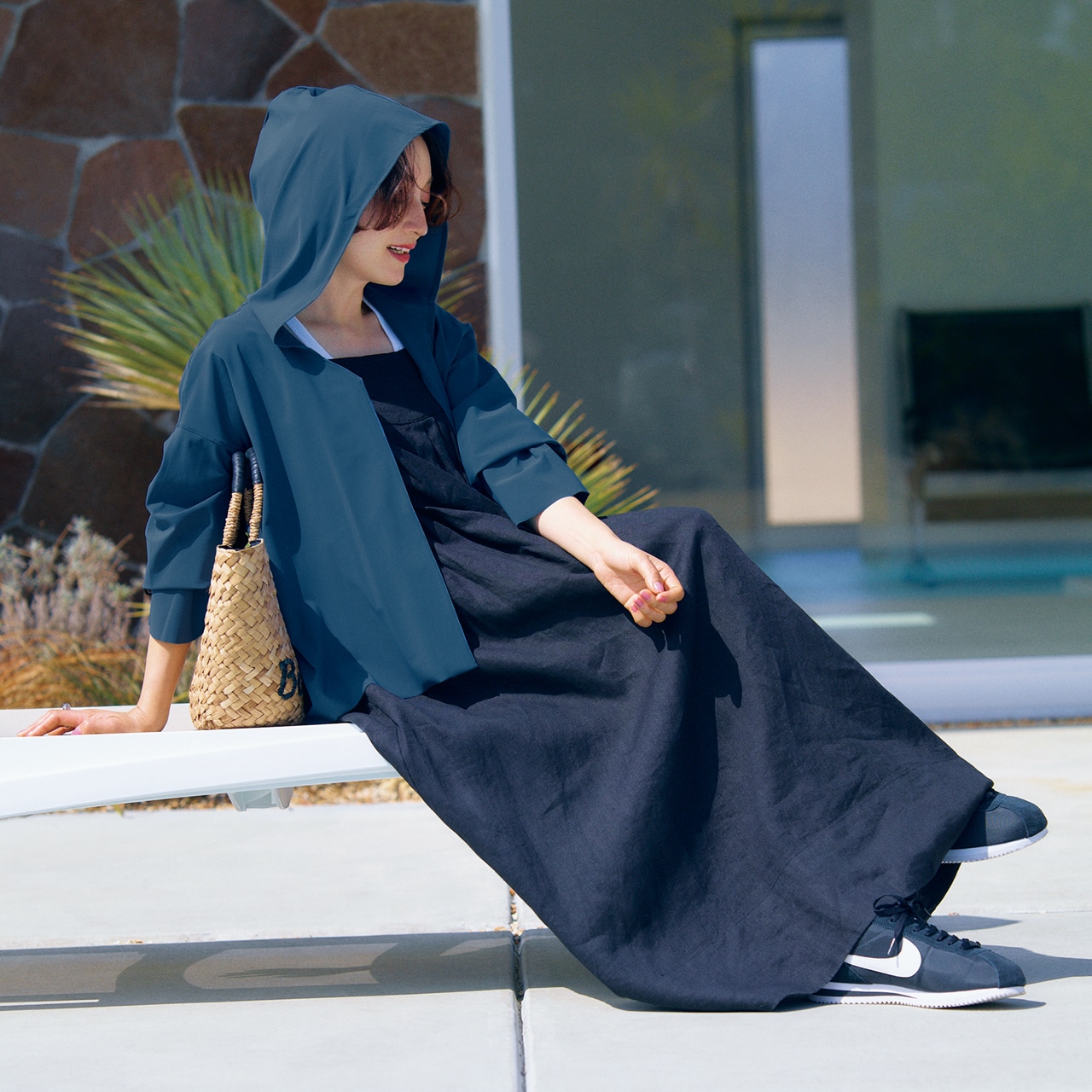 明日なに着る0725　モデル／高山都