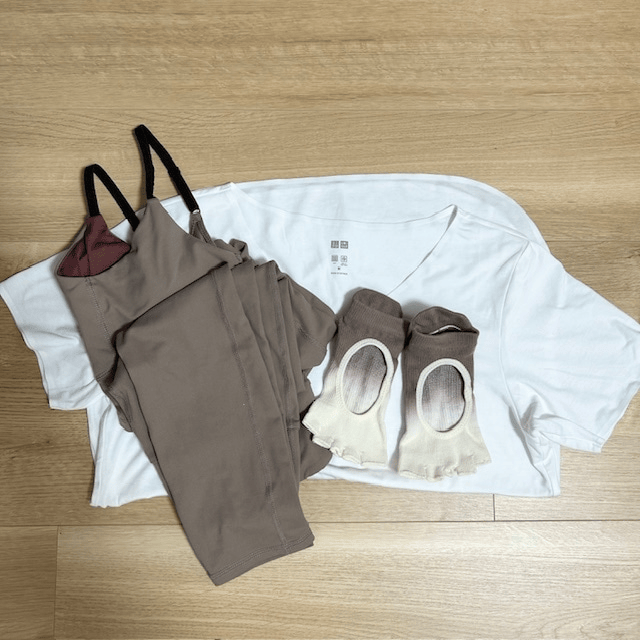 マシンピラティスのウエア　だみこさん