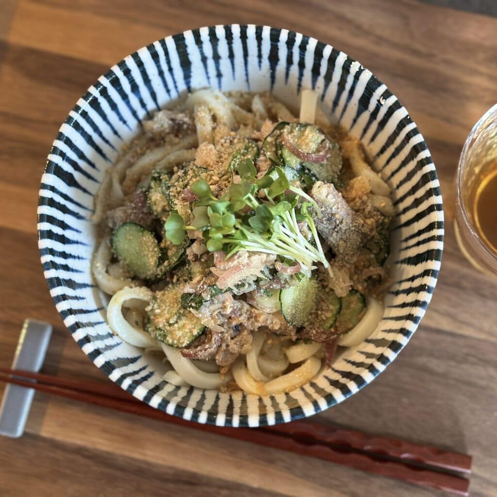 LEEレシピ　「サバ缶の冷や汁風うどん」レシピ／市瀬悦子さん