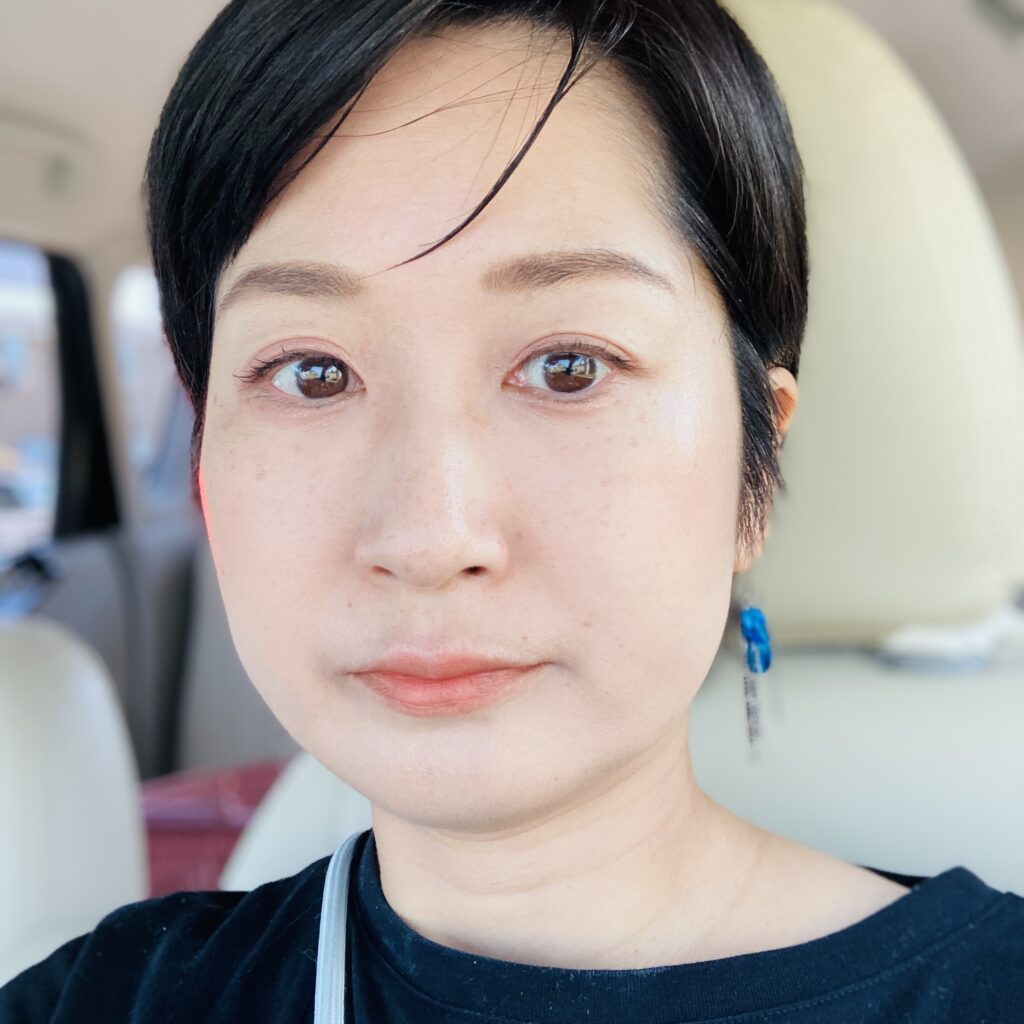 ダイエット前　二重あご　顔