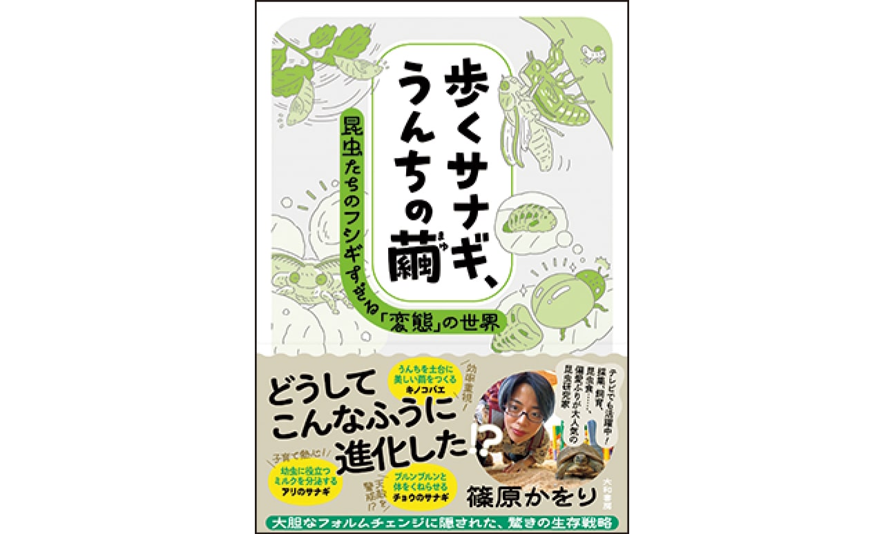 『歩くサナギ、うんちの繭　昆虫たちのフシギすぎる「変態」の世界』