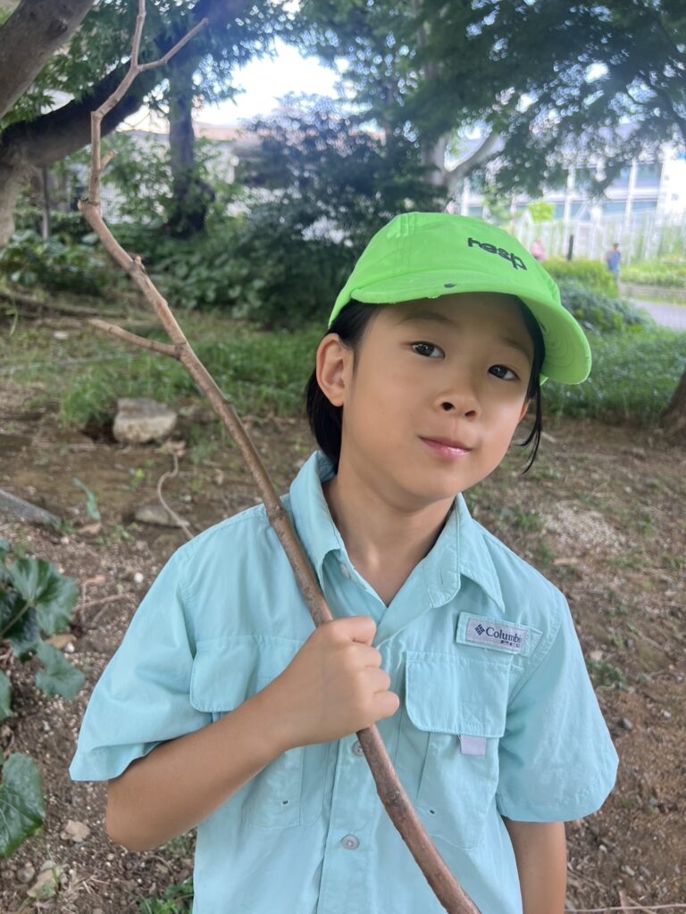 スタイリスト高橋美帆さん　キッズサイズのコロンビアのバハマシャツ