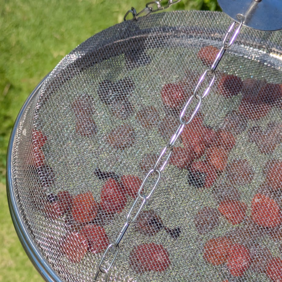 小梅漬け　梅仕事　ステンレス干しざる