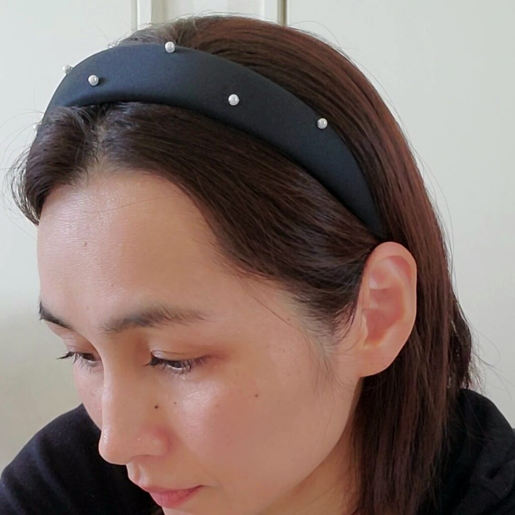 【GU】パールライクカチューシャ