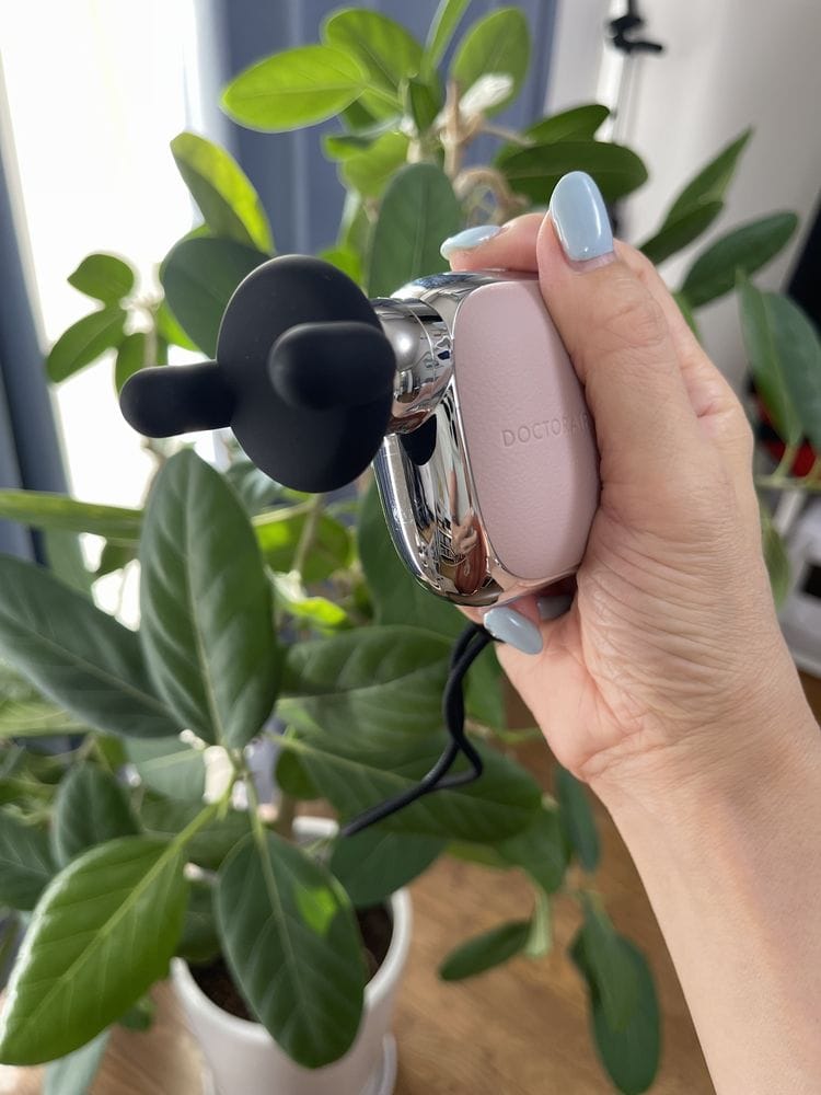 ドクターエア「エクサガン ポケット」腕やふくらはぎなどのケアにちょうどいい「ワイドアタッチメント」
