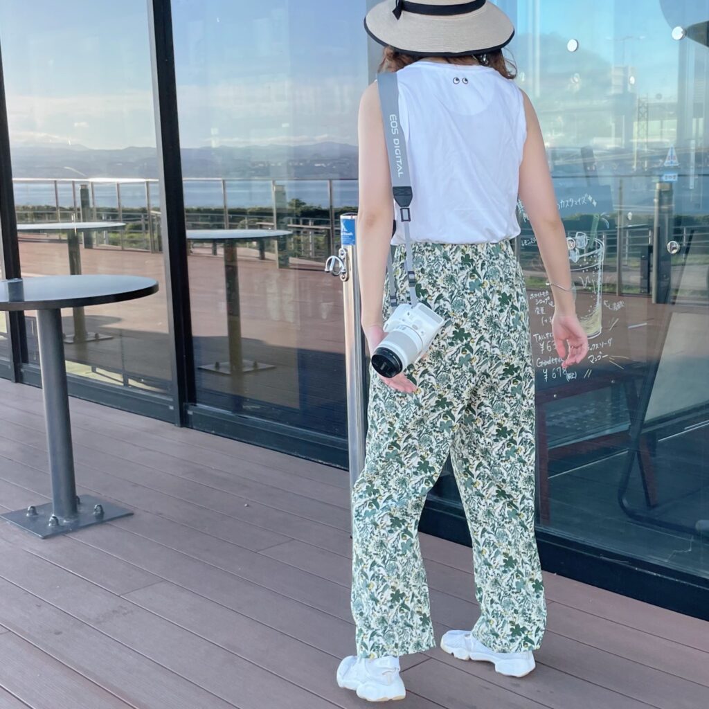 7月コーデ　30代ママ　カジュアルコーデ