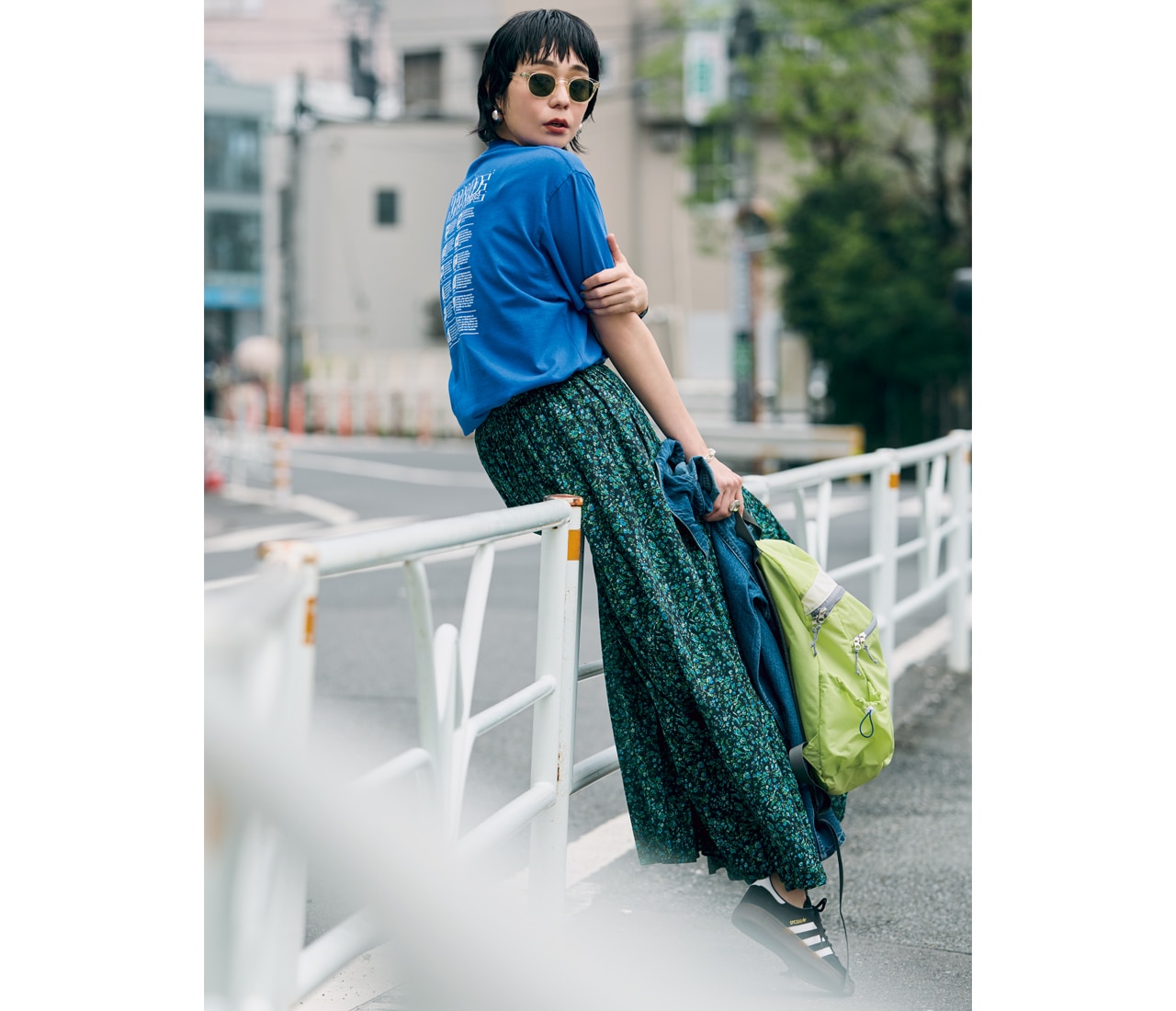 明日なに着る0730　モデル／竹下玲奈