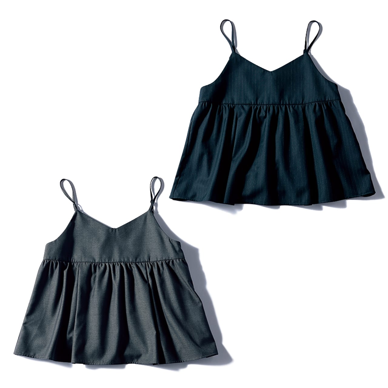 12closet（トゥエルブクローゼット）【洗える】前後２wayレイヤードキャミソール