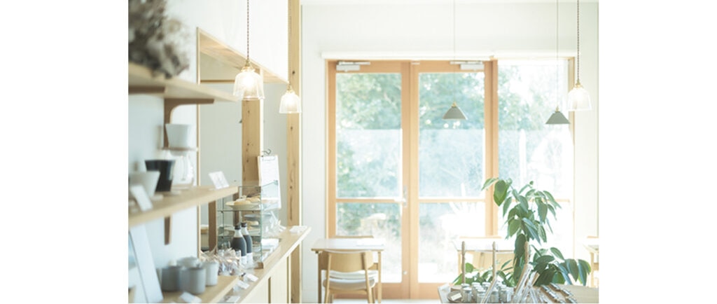 自然のあふれる空間でおいしいドーナツを