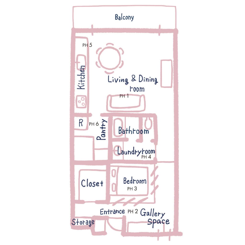 吉田さん宅の間取り