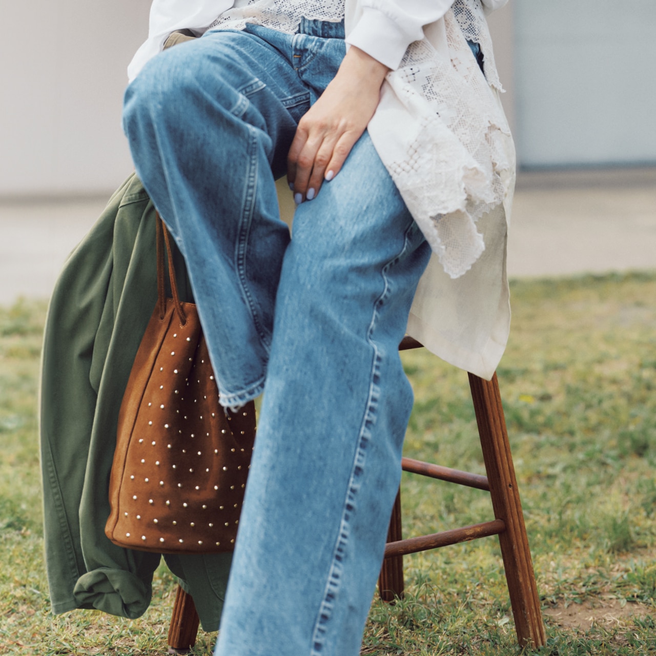 LEE DAYS限定 upper hights（アッパーハイツ）【洗える】【五明祐子さんコラボ】THE OLIVIA