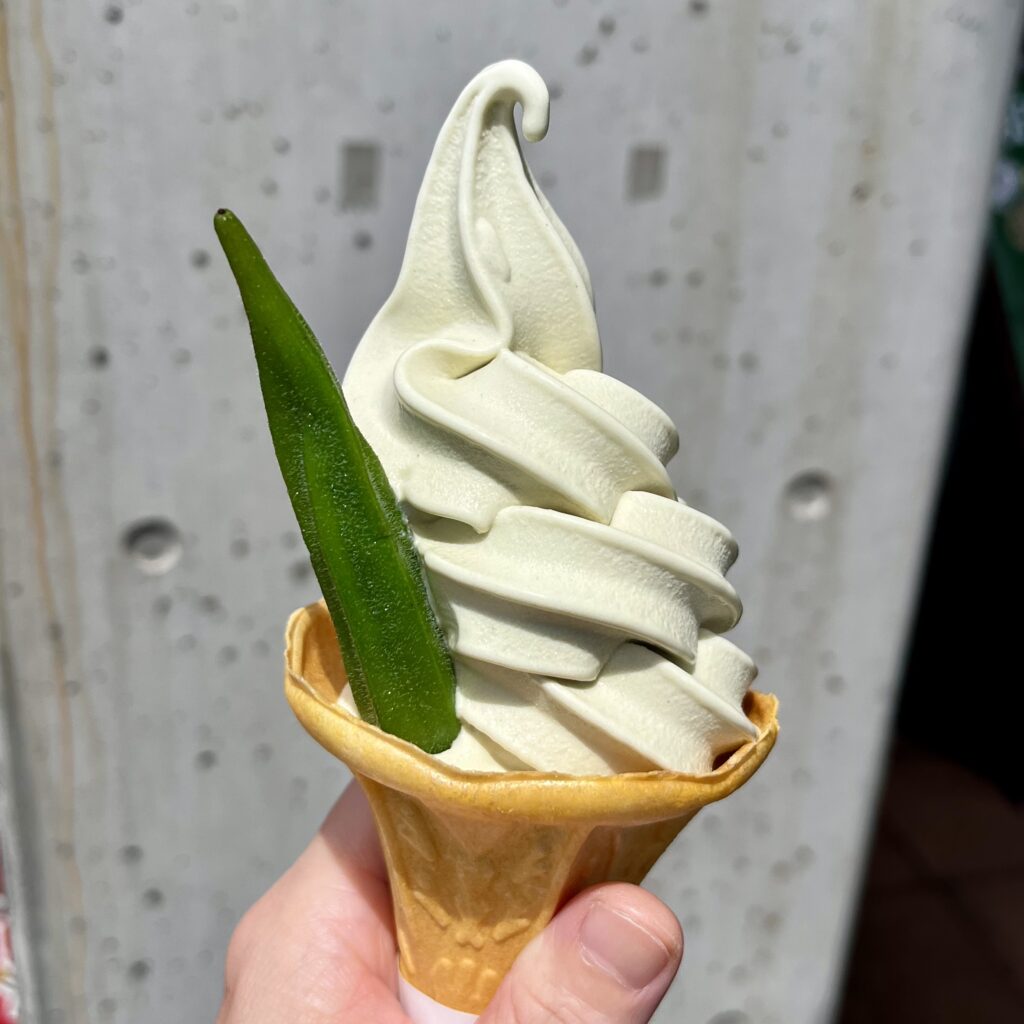 ソフトクリーム オクラ