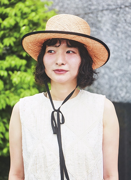 TB はづきさんのひも付きハットコーデ