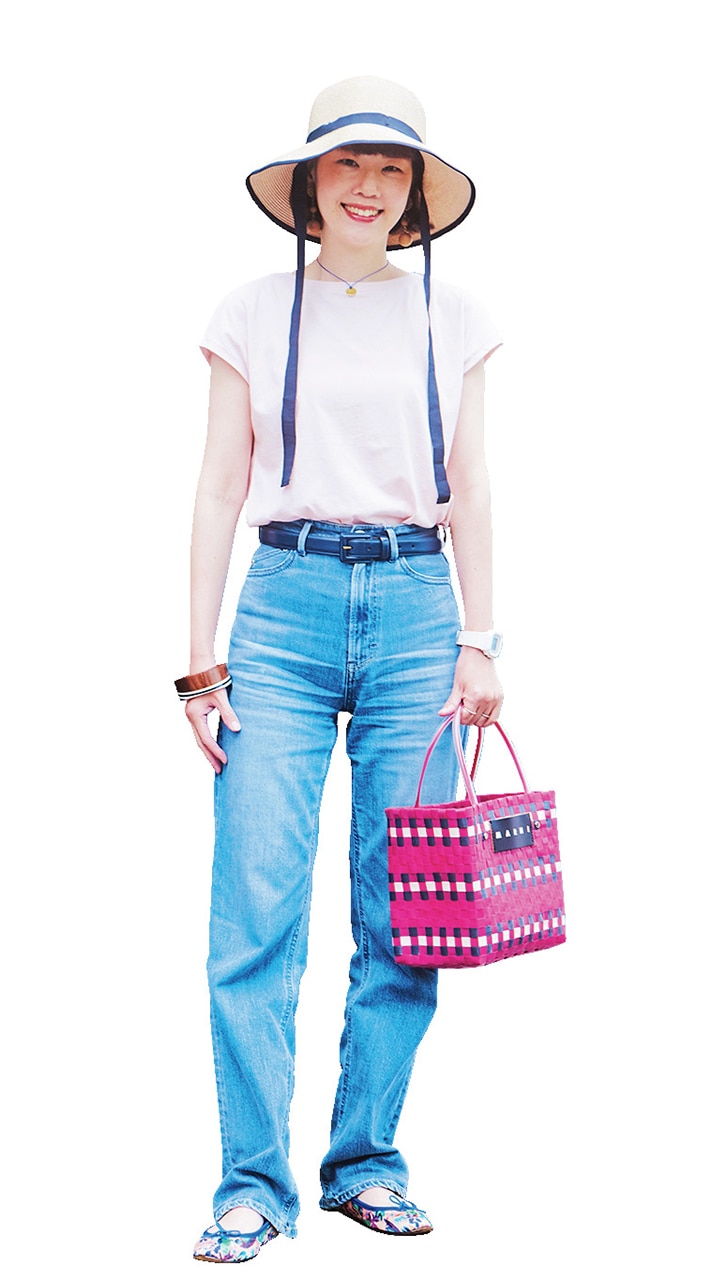 No.057 しょこみさんのひも付きハットコーデ