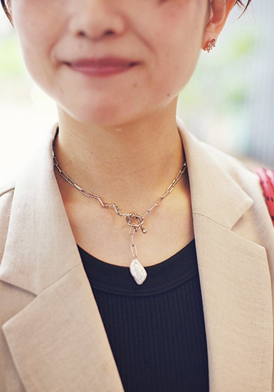 No.044 ゆっPさんのY字ネックレス