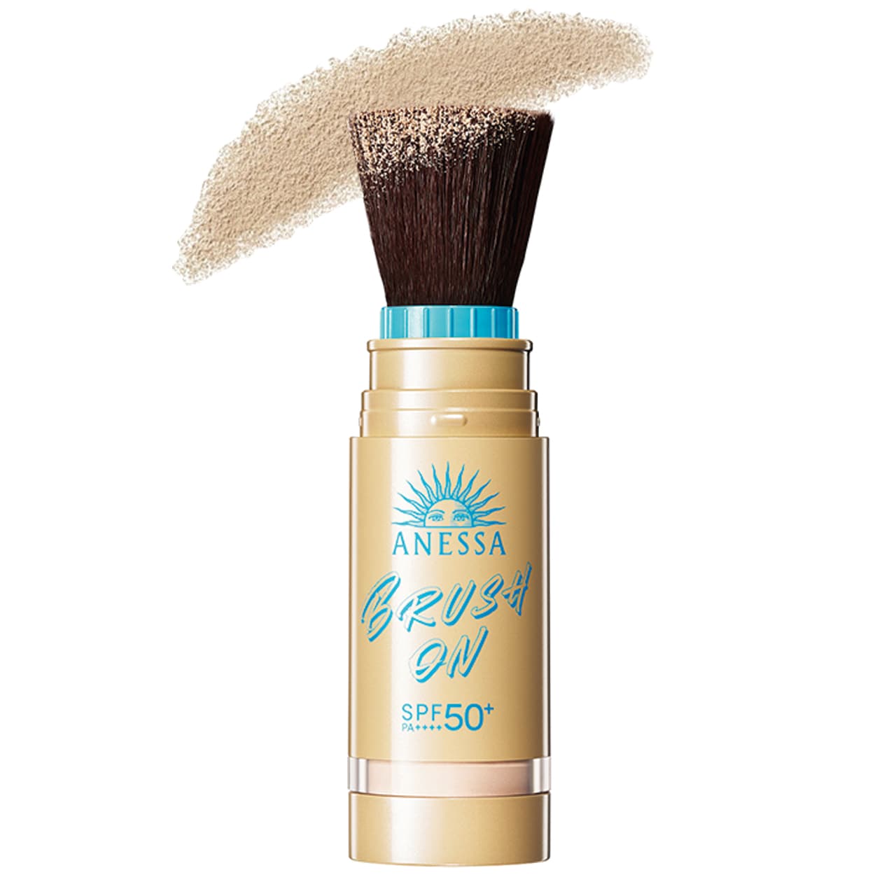 アネッサ
パーフェクトUVブラッシュオンパウダー　SPF50+・PA++++ 3g￥3498（編集部調べ）／資生堂（マツキヨココカラ＆カンパニー限定品）