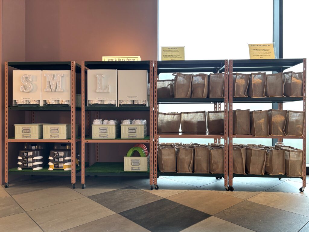 子ども用アメニティコーナー