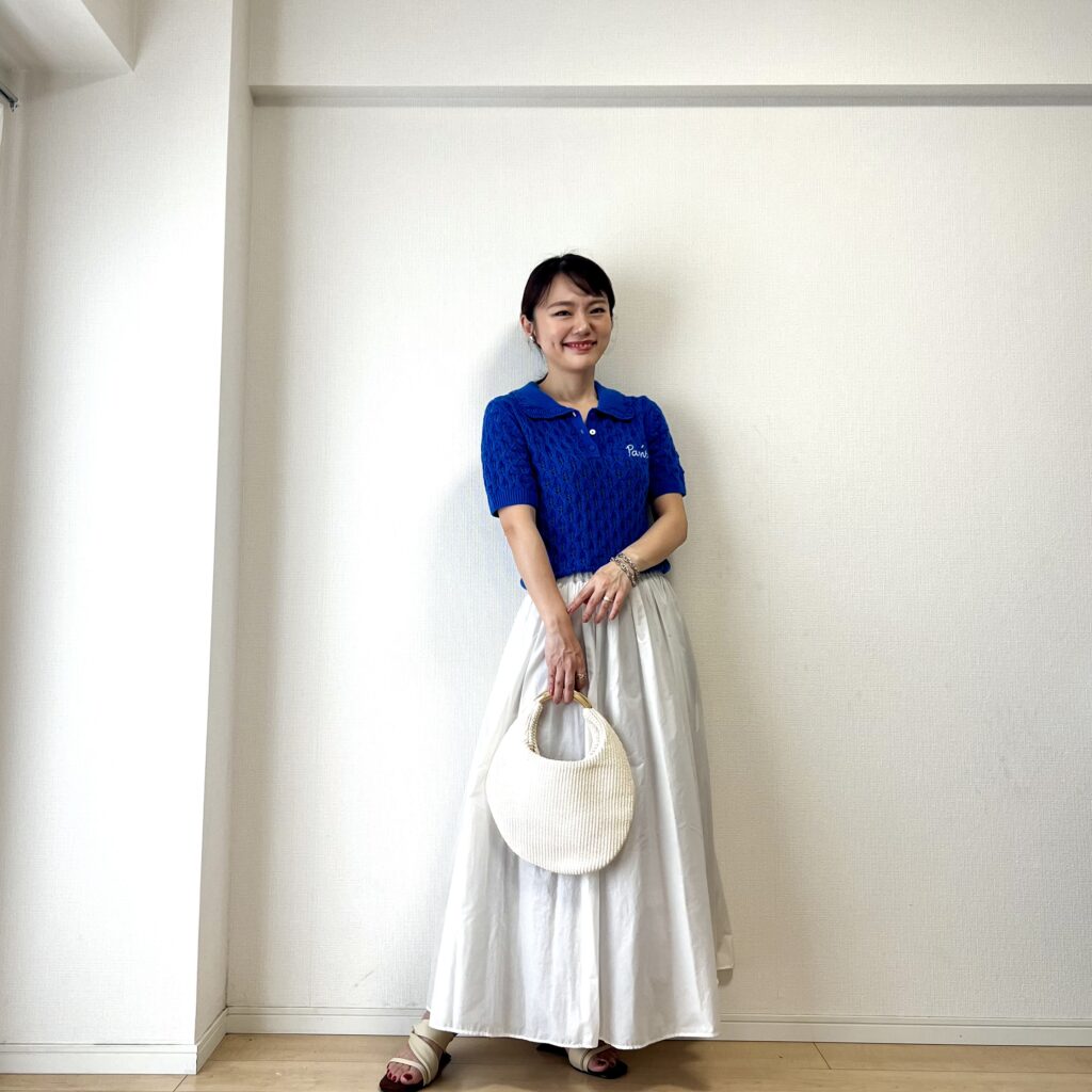 ブルー コーデ ファッション