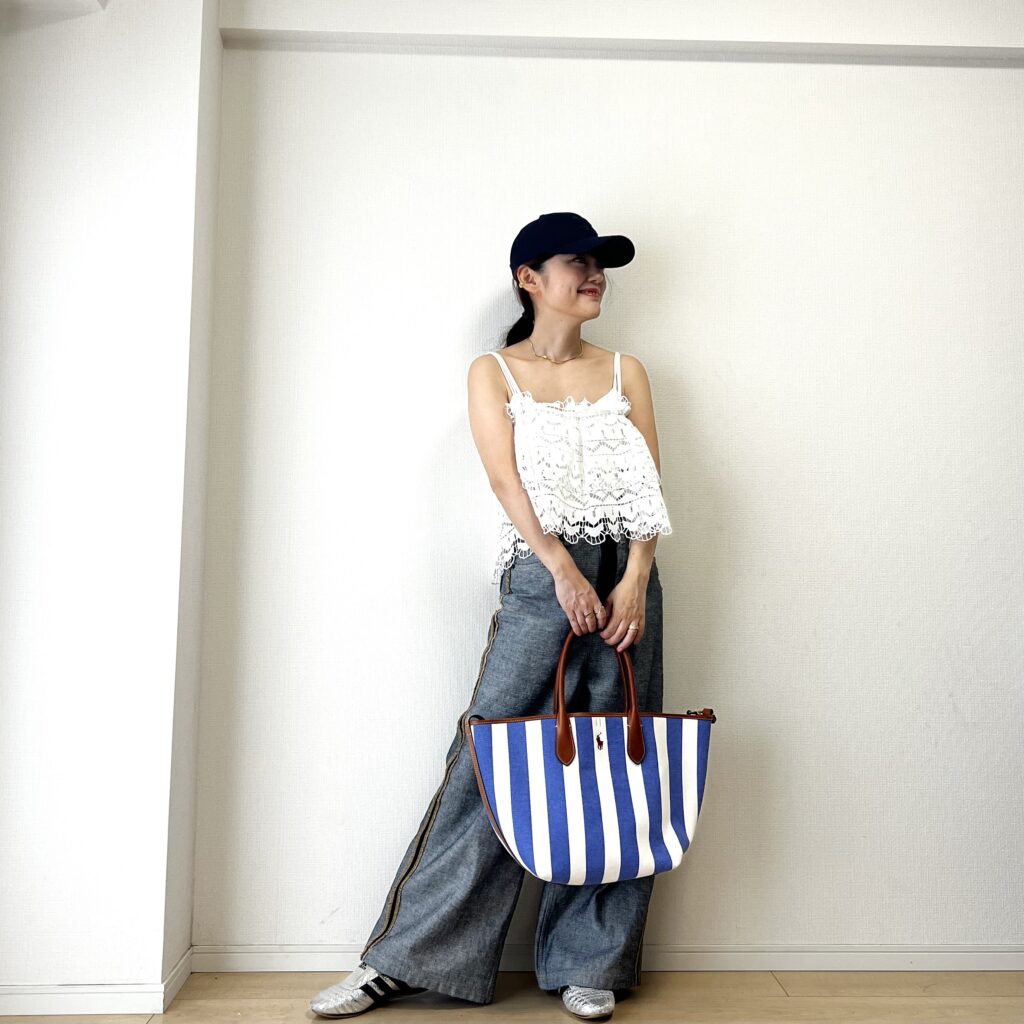 ブルー コーデ ファッション