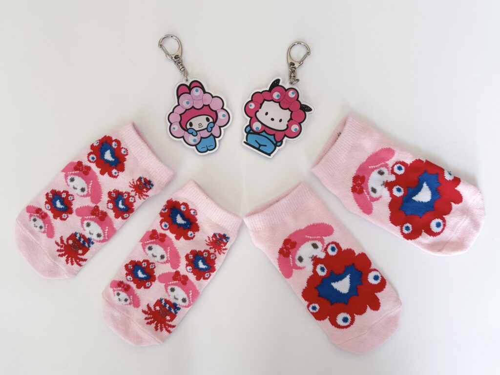 大阪・関西万博】ミャクミャク×サンリオコラボのキーホルダーと