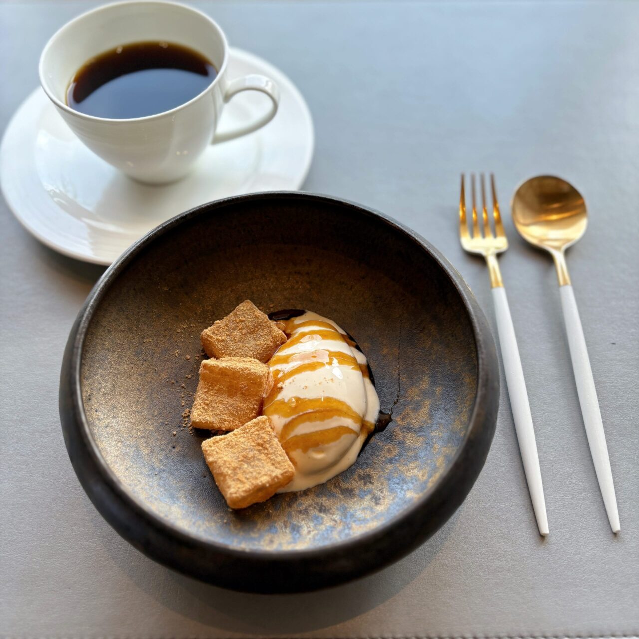 ふふ軽井沢　和朝食　デザートのわらび餅