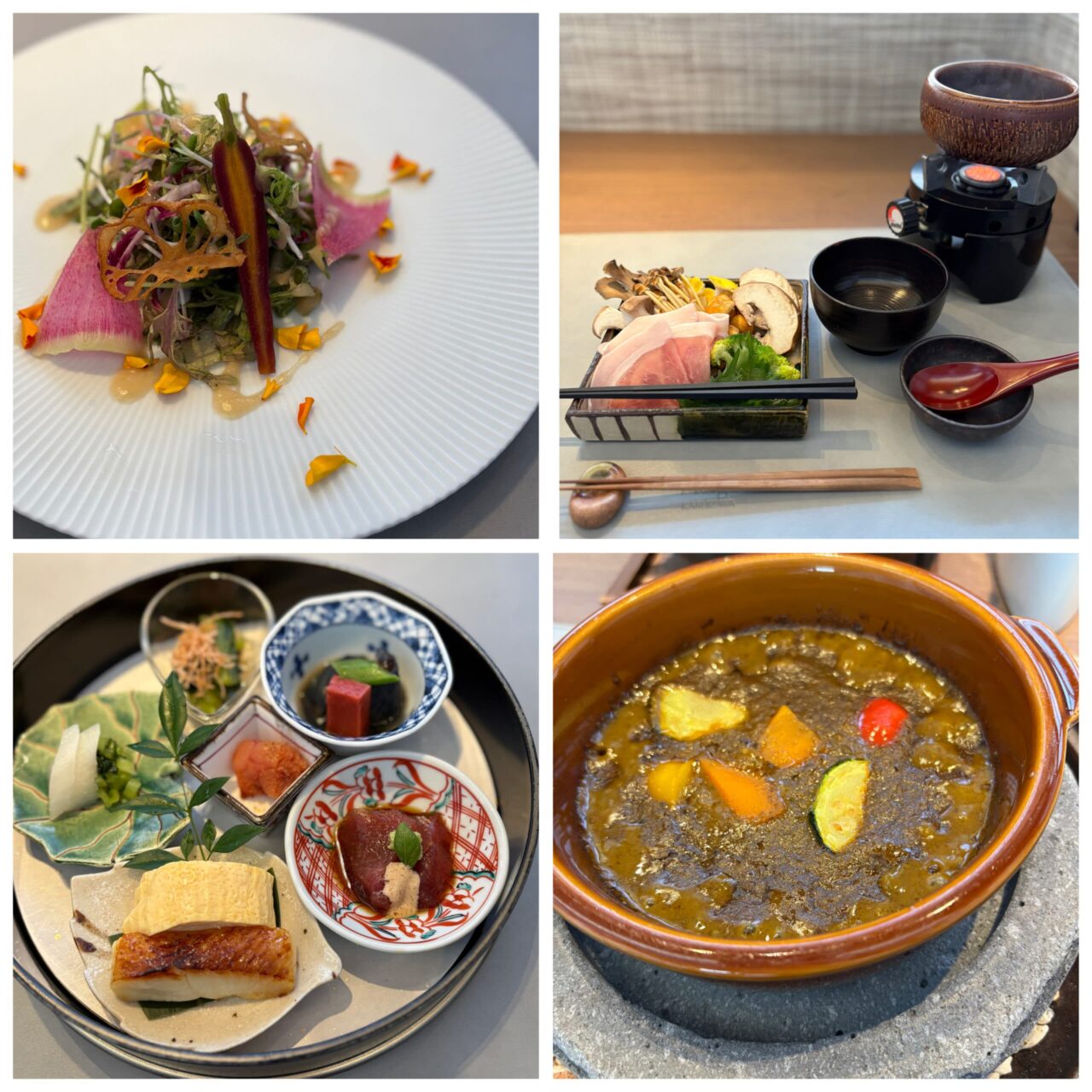 ふふ軽井沢　ホテルの朝食　朝カレー