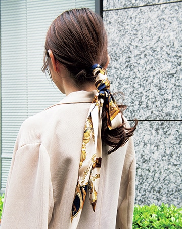 No.028 おてらさんのスカーフコーデ