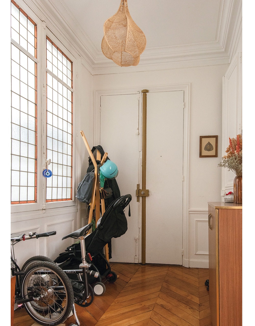 岩崎まゆさん宅の玄関