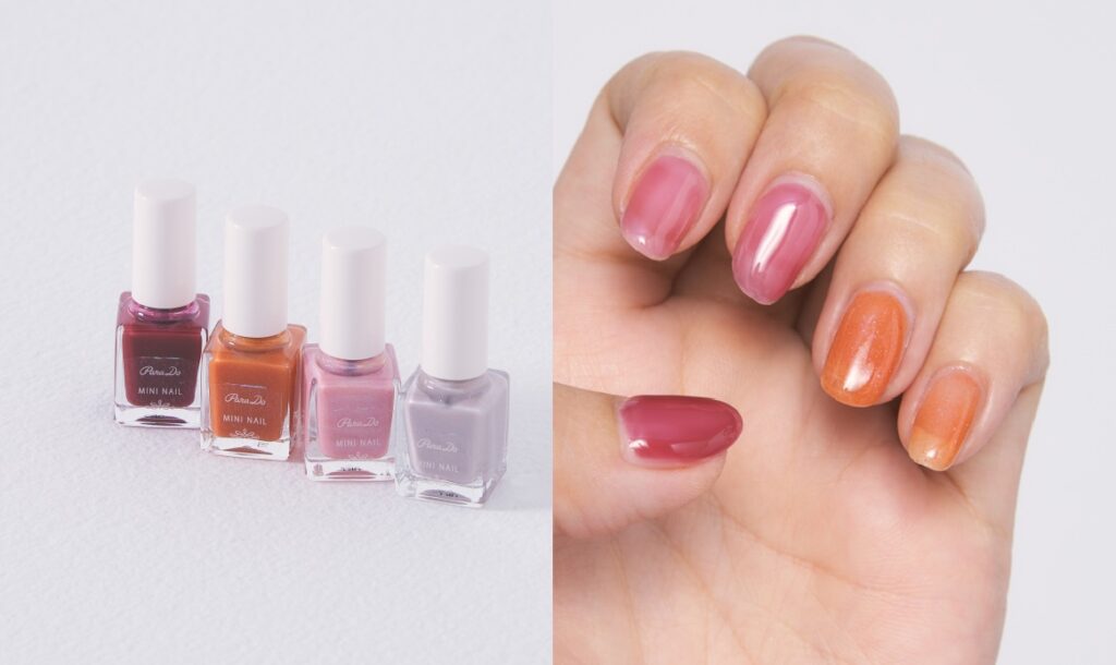 コンビニで買える！【パラドゥ】使い切りサイズのミニネイルに楽園の花をイメージした夏カラー