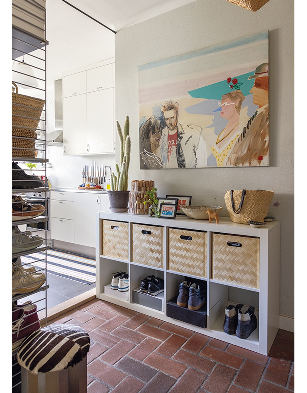 大迫美樹さん宅の玄関