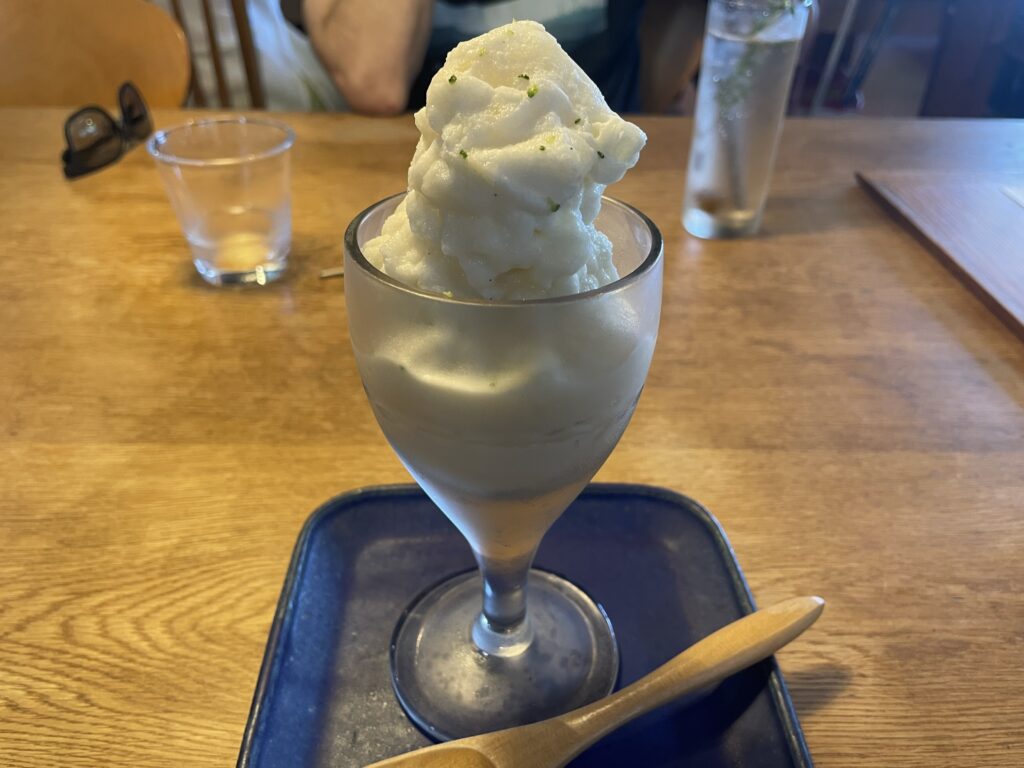 JIKE STUDIOの真桑瓜のソルベ