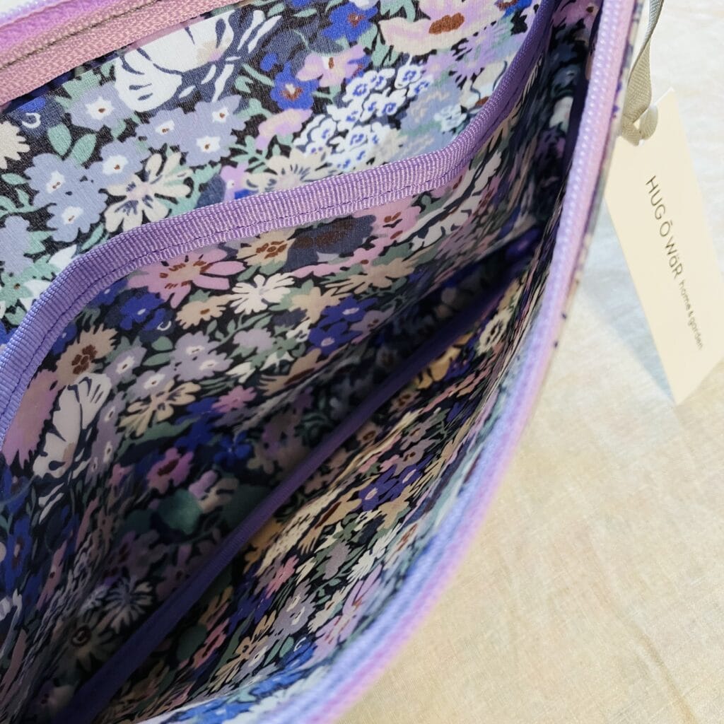 【HUG Ō WäR home & garden】リネンフリルハンドタオルとLIBERTY pt. フラットポーチがお気に入り！