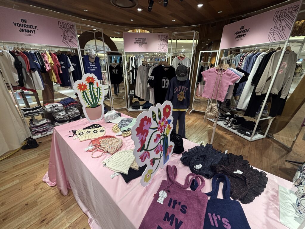 JENNY（ジェニー）伊勢丹新宿店　ポップアップ　店内