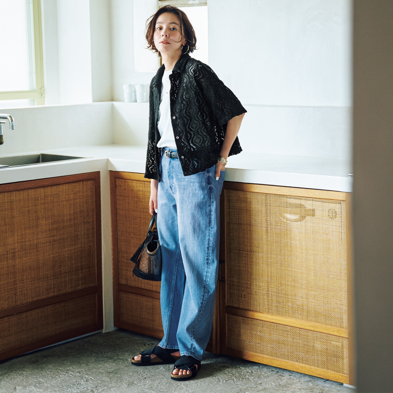 明日なに着る週間まとめ0804　モデル／浅見れいな