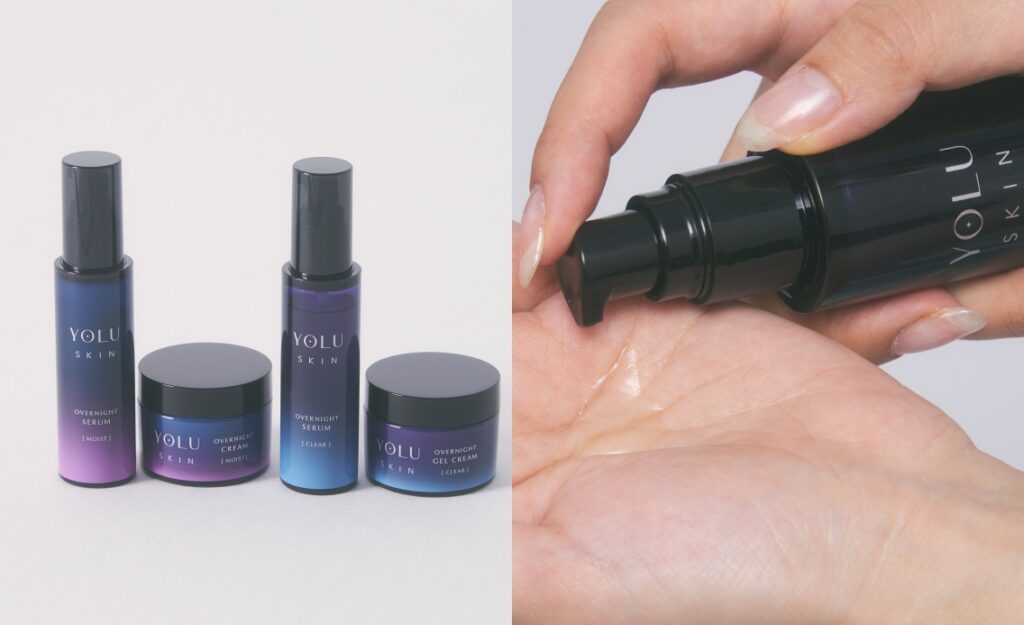 “夜間美容”の【YOLU】からスキンケアが誕生！「メラトニン」の働きから着想を得て“熟睡美肌”へと導く