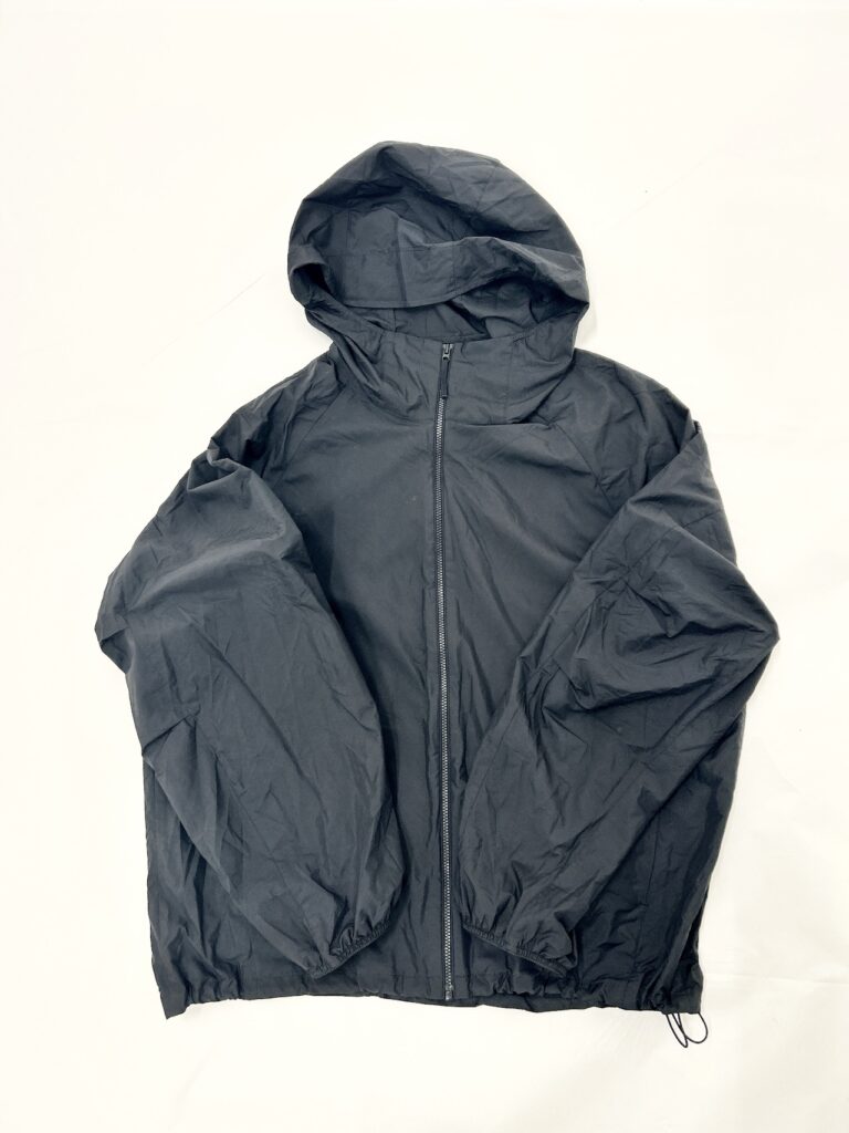 ユニクロ ポケッタブルUVカットパーカ　ブラック