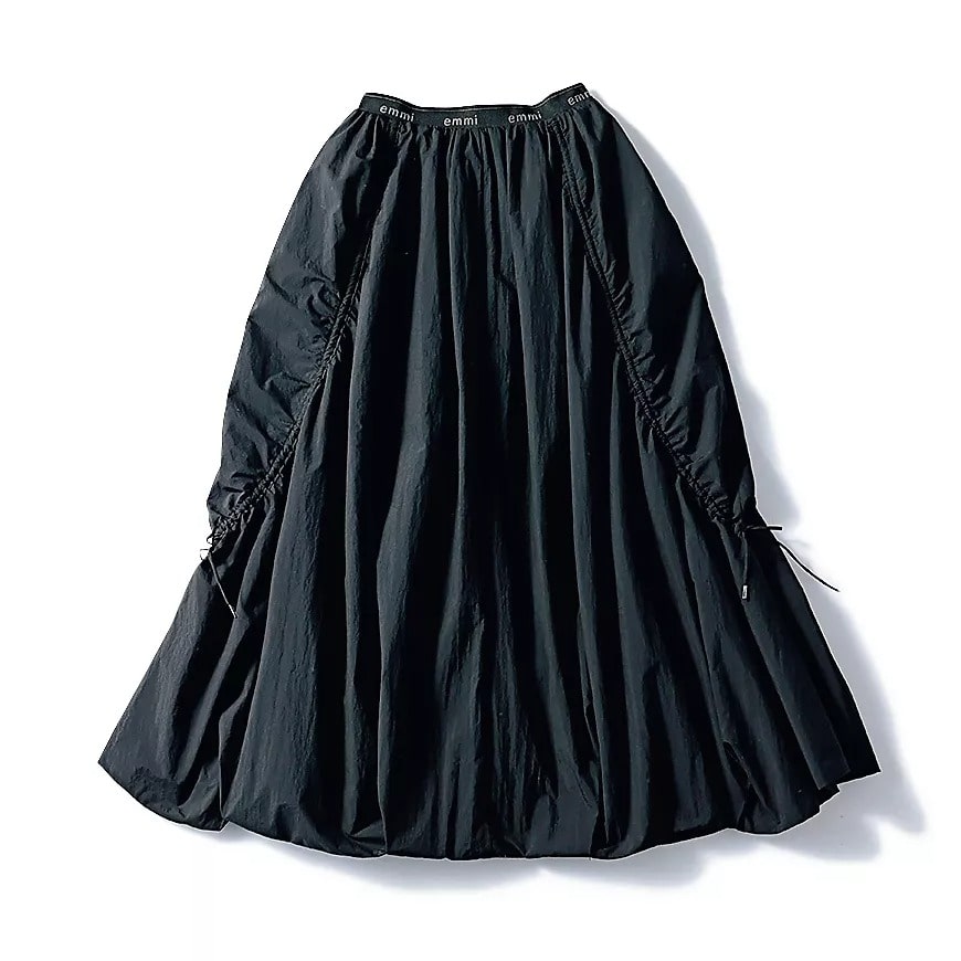 emmi
【洗える】ロゴジャガードゴムドロスト スカート